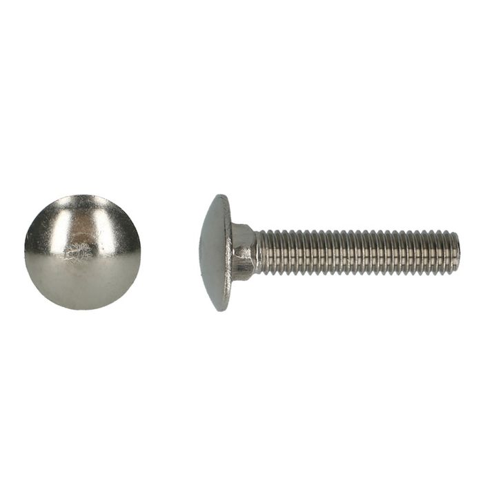 PGB-FASTENERS Houtbout Din 603/555 M 8x 60 A2 / PGB-FASTENERS Houtbout Din 603/555 M 8x 60 A2 /