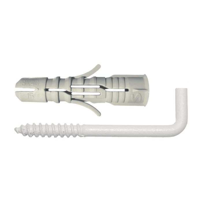 SMART SMART plug 8x40+schroefduim 4x60 wit