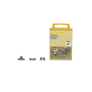 PGB-FASTENERS Drukknoppen 15 mm Messing /YH1