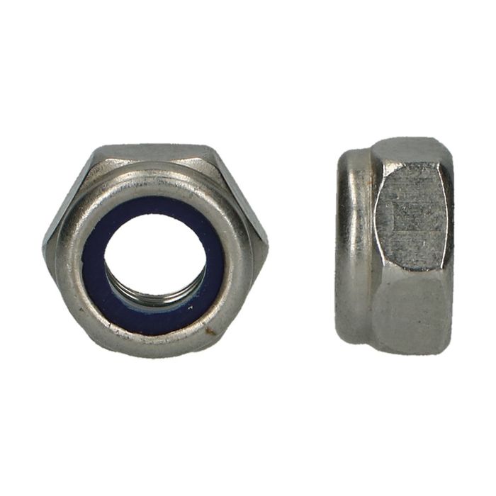 PGB-FASTENERS Zeskantborgmoer DIN 985 M12 A4 PGB-FASTENERS Zeskantborgmoer DIN 985 M12 A4
