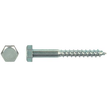 PGB-FASTENERS 50 Houtdraadbout Din 571 * 10,00X220 Zn