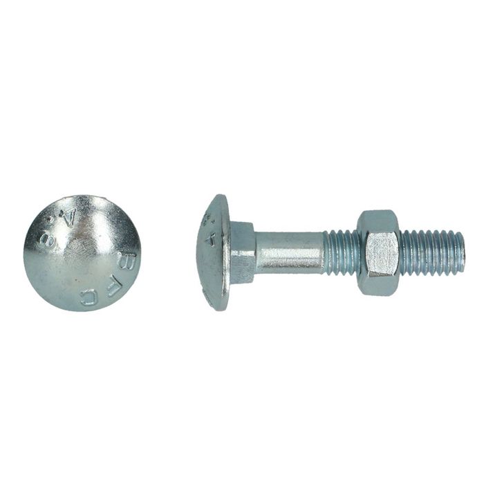 PGB-FASTENERS 50 Houtbout 4.8 Din 603/555 * M 12X35 Zn