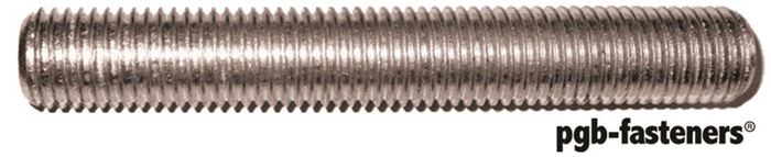 PGB 1St.Draadstang Din 975 M 5X1000 Inox A2 PGB 1St.Draadstang Din 975 M 5X1000 Inox A2