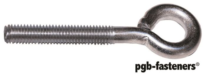 PGB 50St.Metrische Schroefogen M  8X 80 Zn