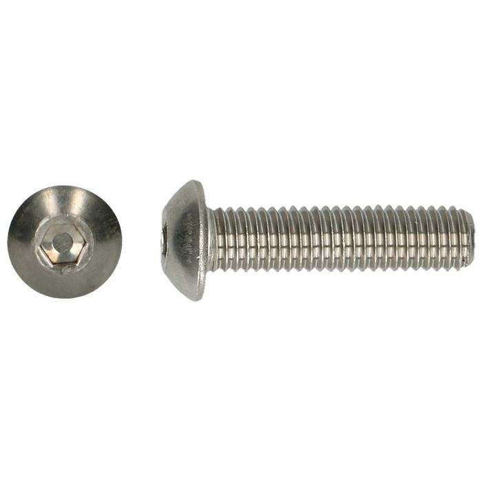 PGB-FASTENERS 200 Bzk.Bolkopschroef Iso 7380 M  6X10