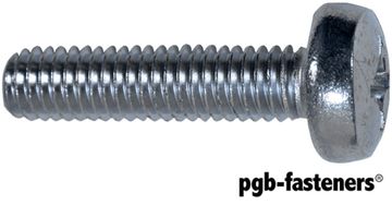 PGB 200St.Metaalschroef Din 7985H M  8X16 Zn