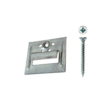 PGB-FASTENERS 125 St. Profielklemmen Sk3,00Mm+Schr.Vr Mdf-Planchetten Br.
