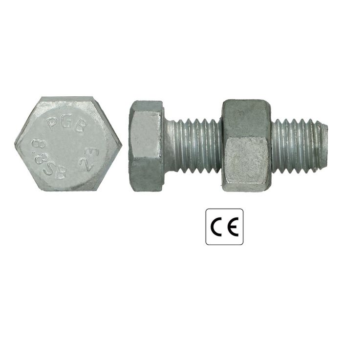 PGB-FASTENERS 100 St. Sb-Bout Ce 8.8 En15048-1 M