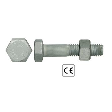 PGB-FASTENERS 25 Sb-Bout Ce 8.8 En15048-1 M 16X110