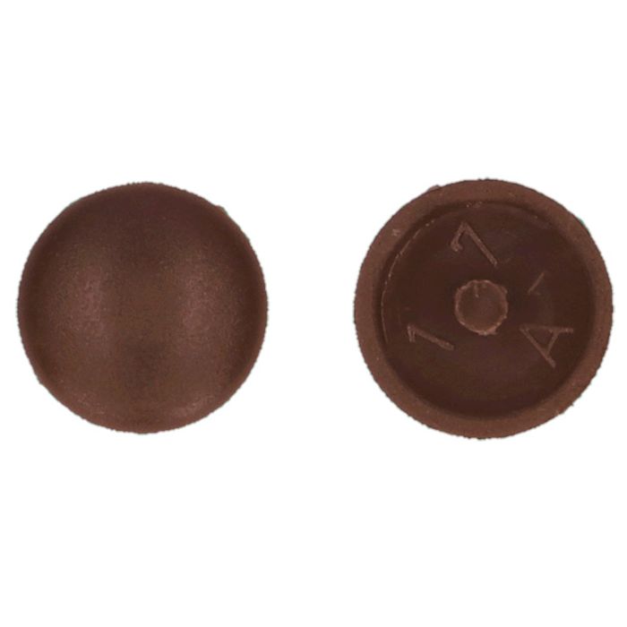 PGB-FASTENERS 200 Afdekkap Met Pin Bruin Ral8016 PGB-FASTENERS 200 Afdekkap Met Pin Bruin Ral8016