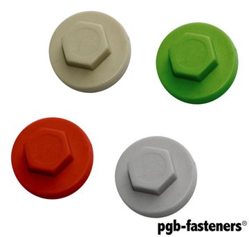 PGB 100St.Afdekkap Zesk.Kop Sw 3/8  D=19Mm