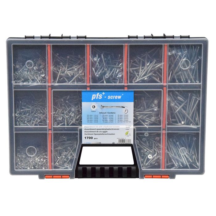PGB-FASTENERS Assortimentsdoos m.schr. 1700 PGB-FASTENERS Assortimentsdoos m.schr. 1700