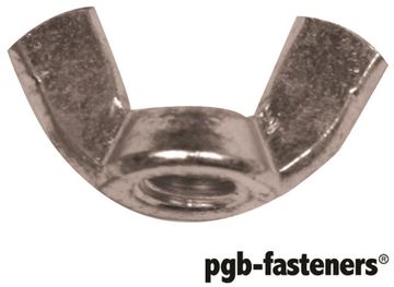 PGB 100St. Vleugelmoer Amer.Vorm M  5 Inox
