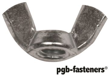 PGB 100St.Vleugelmoer Amer.Vorm M 10 Zn
