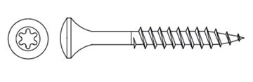 PGB 500St.Dakisolatieschroef Vk-Torx