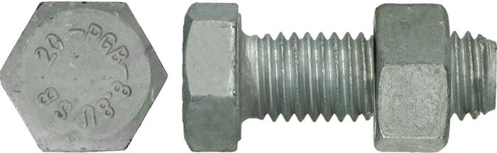 PGB-FASTENERS 10st. SB-bout CE 8.8 EN15048-1