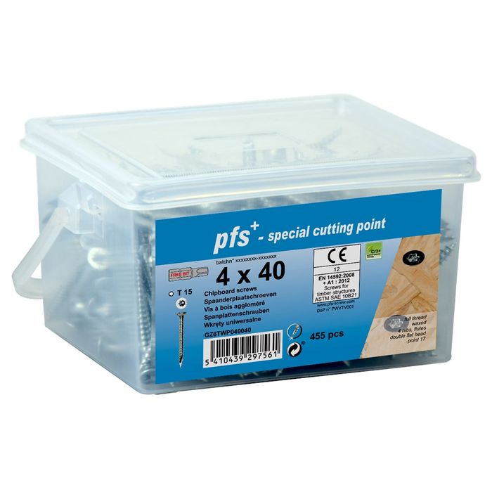 PGB-FASTENERS 1st. Spaanderpl.schr. pfs Tx 4