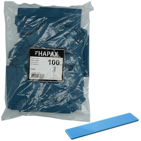 HAPAX 10st. HAPAX platte wiggen ƒ2x22x95 /100st(blw)