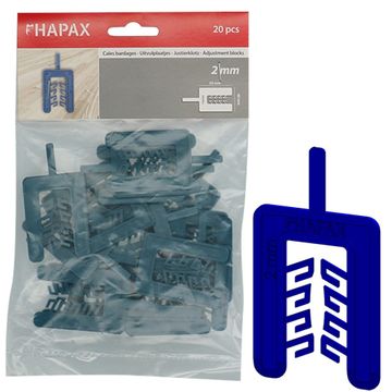 HAPAX 5st. HAPAX uitvulplaatjes 2x40