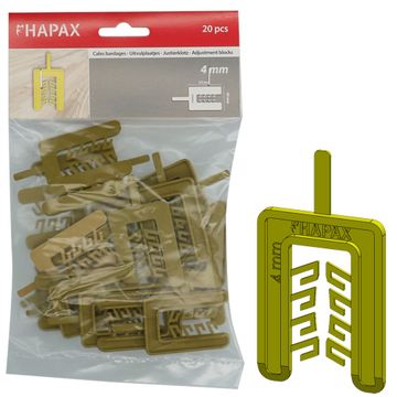 HAPAX 5st. HAPAX uitvulplaatjes 4x40