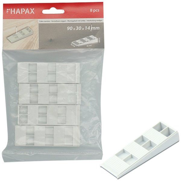 HAPAX 5st. HAPAX wiggen geribbeld 30x14,00x90 /8st