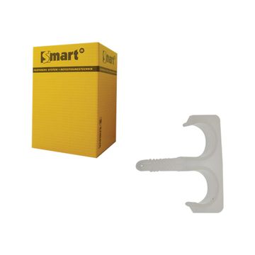 SMART 25 Nylon Plugclip Dubbel 20-25 Wit