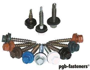 PGB 100St.Kleurkopschroef Grijs