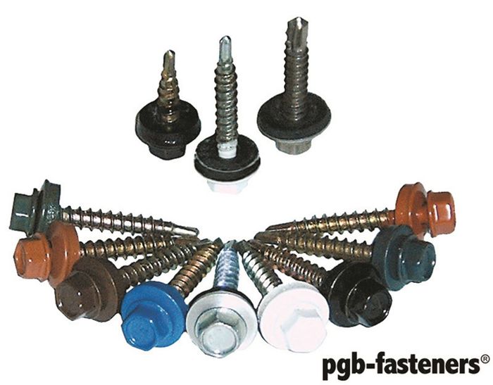 PGB 100St.Kleurkopschroef Grijs