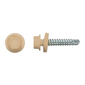 PGB-FASTENERS 100 Kleurkopschroef Beige Ral1001 *