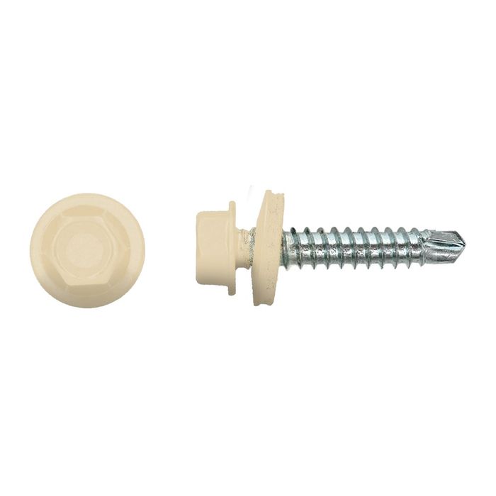 PGB-FASTENERS 100 Kleurkopschroef Ivoor Ral1015 *