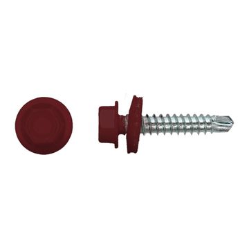 PGB-FASTENERS 100 Kleurkopschroef Rood  Ral3005 *