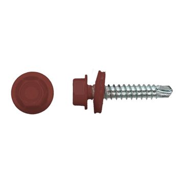 PGB-FASTENERS 100 Kleurkopschroef Rood  Ral3009 *