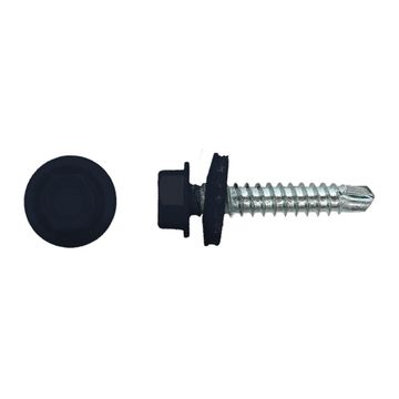 PGB-FASTENERS 100 Kleurkopschroef Blauw Ral5004 *