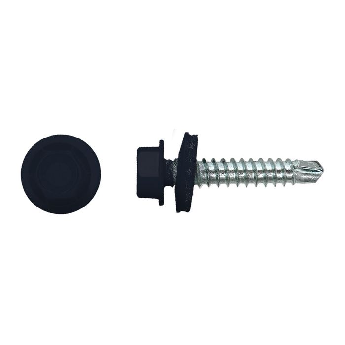 PGB-FASTENERS 100 Kleurkopschroef Blauw Ral5004 * PGB-FASTENERS 100 Kleurkopschroef Blauw Ral5004 *
