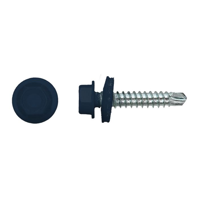PGB-FASTENERS 100 Kleurkopschroef Blauw Ral5011 *