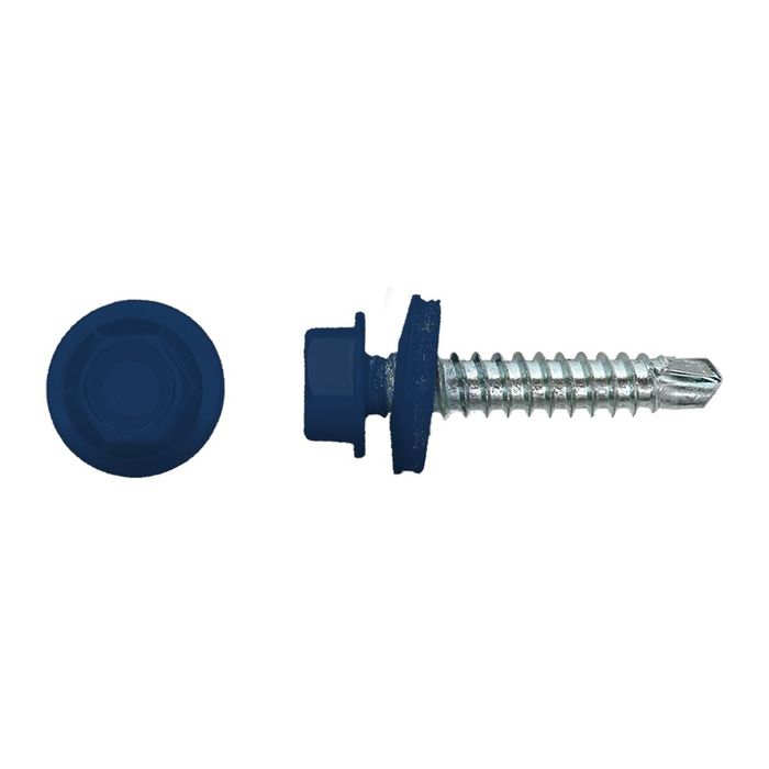 PGB-FASTENERS 100 Kleurkopschroef Blauw Ral5013 * PGB-FASTENERS 100 Kleurkopschroef Blauw Ral5013 *