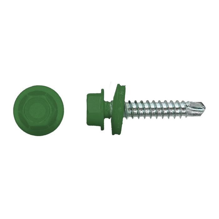 PGB-FASTENERS 100 Kleurkopschroef Groen Ral6001 * PGB-FASTENERS 100 Kleurkopschroef Groen Ral6001 *