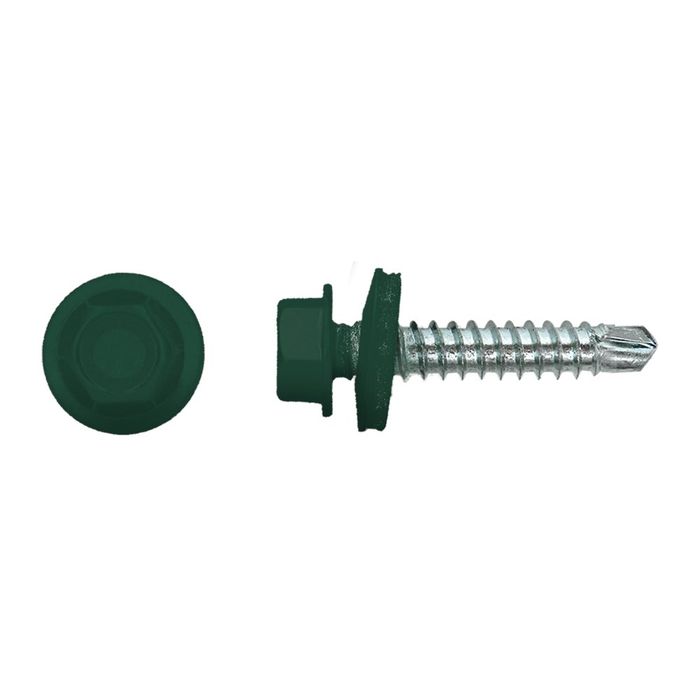 PGB-FASTENERS 100 Kleurkopschroef Groen Ral6005 * PGB-FASTENERS 100 Kleurkopschroef Groen Ral6005 *