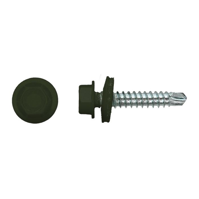 PGB-FASTENERS 100 Kleurkopschroef Groen Ral6007 *