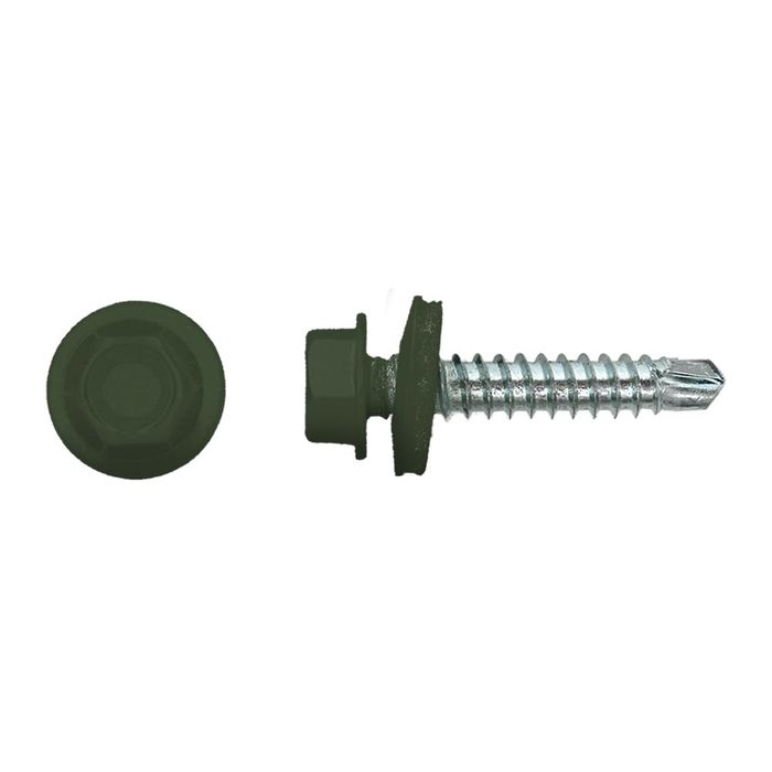 PGB-FASTENERS 100 Kleurkopschroef Groen Ral6020 * PGB-FASTENERS 100 Kleurkopschroef Groen Ral6020 *
