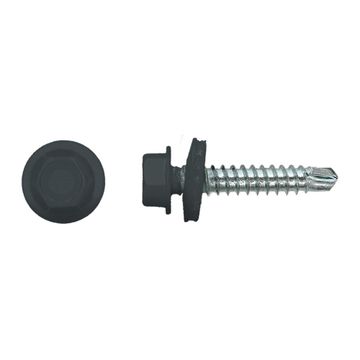 PGB-FASTENERS 100 Kleurkopschroef Antraciet Ral7016 *