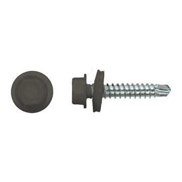 PGB-FASTENERS 100 Kleurkopschroef Grijs  Ral7022 *