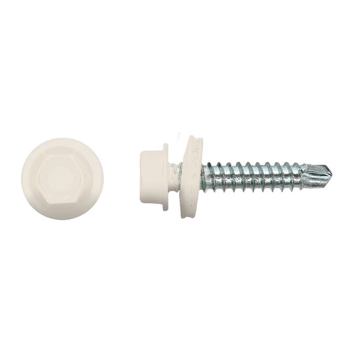 PGB-FASTENERS 100 Kleurkopschroef Cremewit Ral9001 *