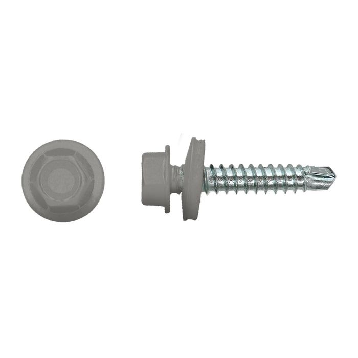 PGB-FASTENERS 100 Kleurkopschroef Aluminium Ral9007 *