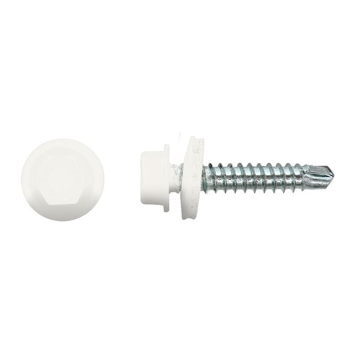 PGB-FASTENERS 100 Kleurkopschroef Wit Ral9016 * 4,8X PGB-FASTENERS 100 Kleurkopschroef Wit Ral9016 * 4,8X