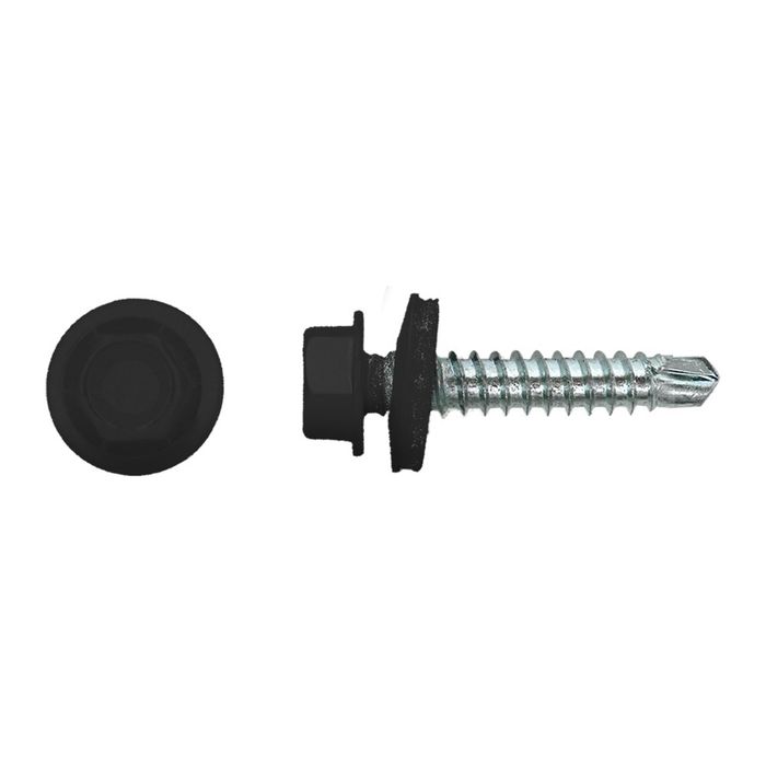 PGB-FASTENERS 100 Kleurkopschroef Zwart Ral9017 *