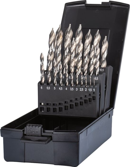 Phantom HSS Set Spiraalboren DIN338 St Phantom HSS Set Spiraalboren DIN338 St