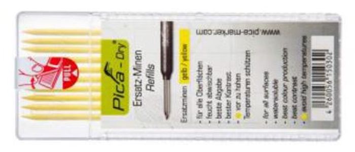 Pica Pica Dry Set Gele Stiften 10 St. 4032 Pica Pica Dry Set Gele Stiften 10 St. 4032
