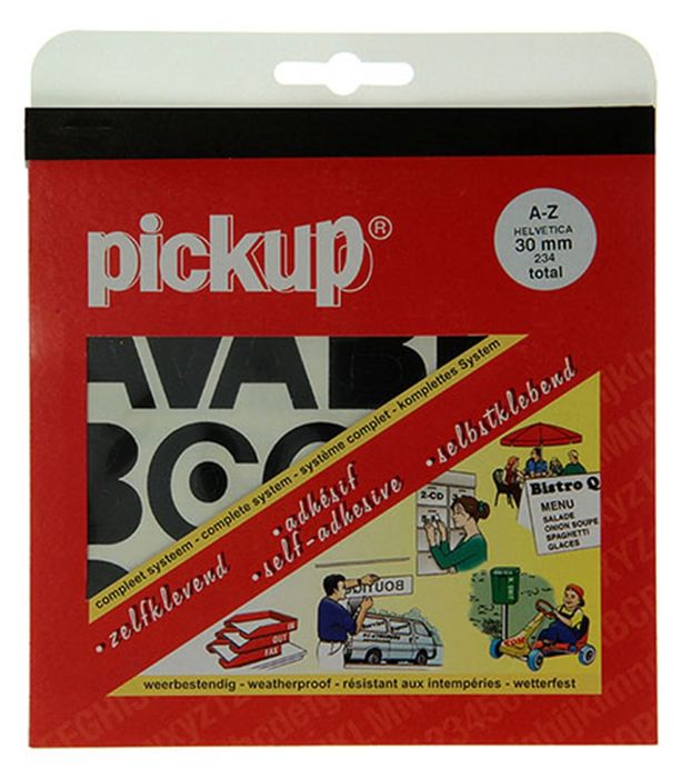 Pickup Letters Zwart Mat 30 Mm Assorti Pickup Letters Zwart Mat 30 Mm Assorti