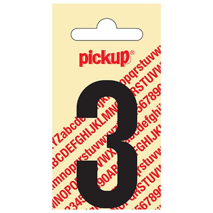 Pickup Kleefcijfer 060Mm Zwart 3